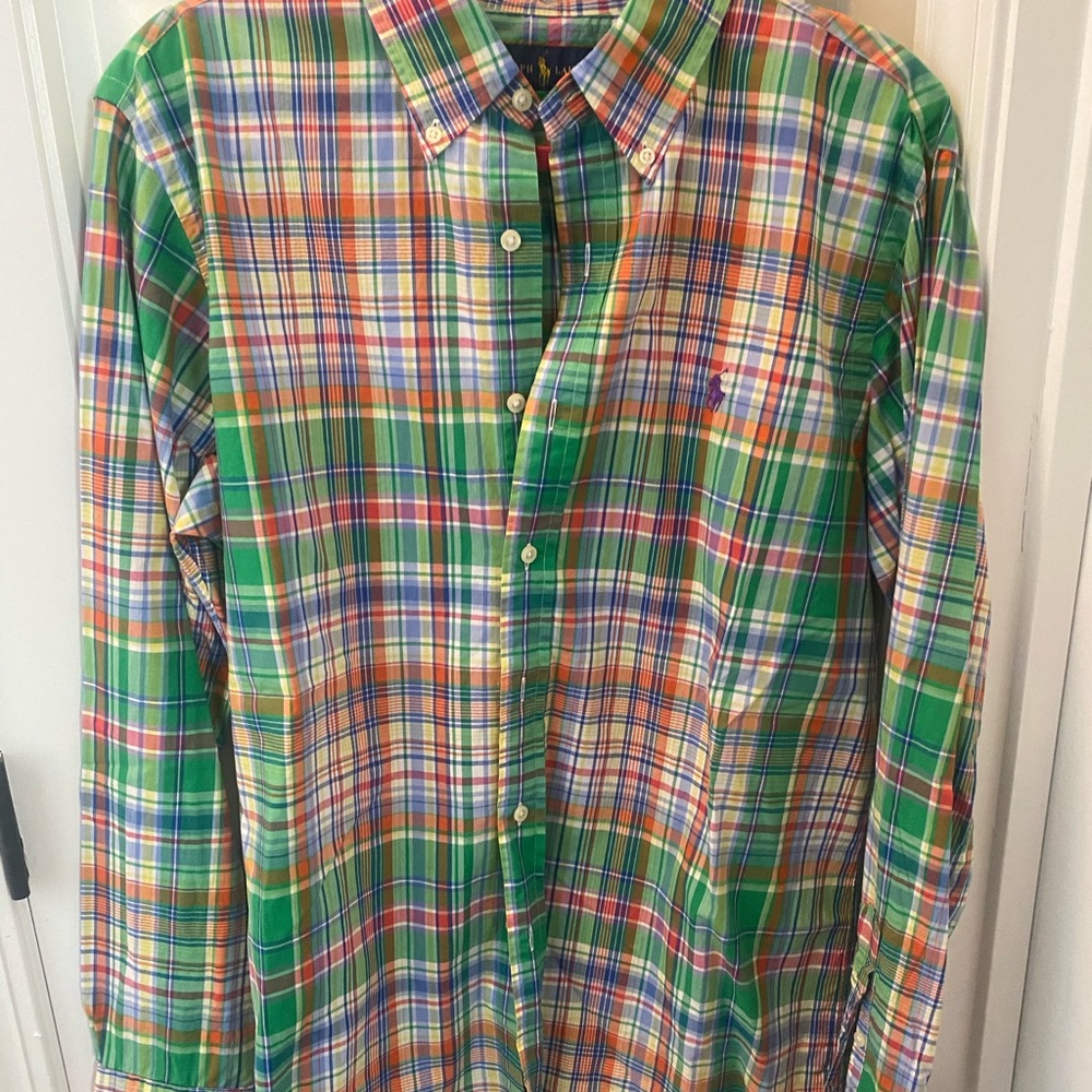 Polo plaid casual shirt